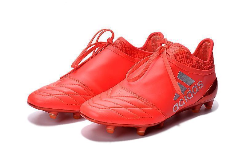 Adidas X 16+ Purechaos FG Soccer Cleats Ground Red Silver