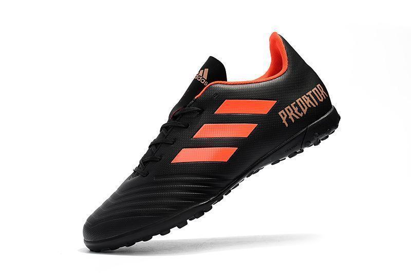 New Adidas Predator TF Soccer Cleats Shoes Black Orange