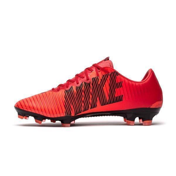 Nike Mercurial Vapor XI FG Soccer Cleats University Red Black