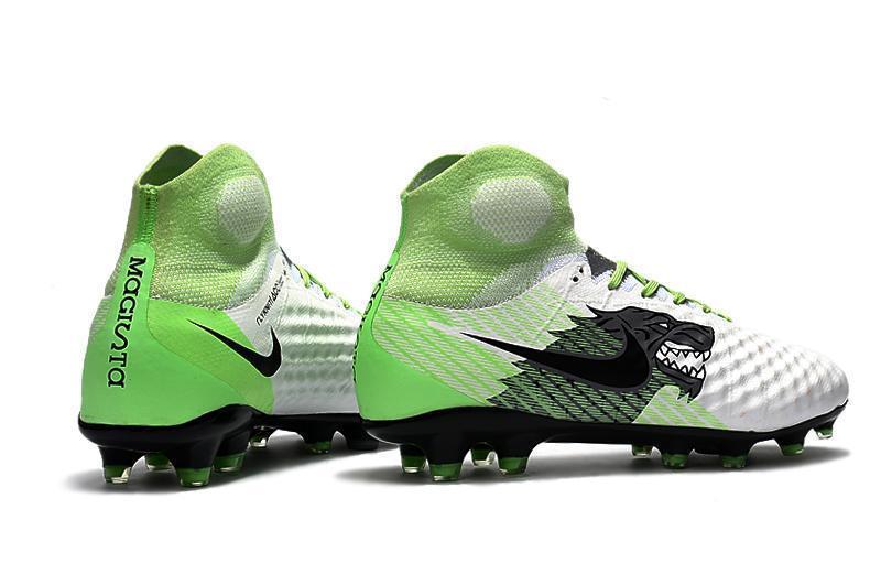 New Nike Magista Obra II FG Soccer Cleats Shoes White Green