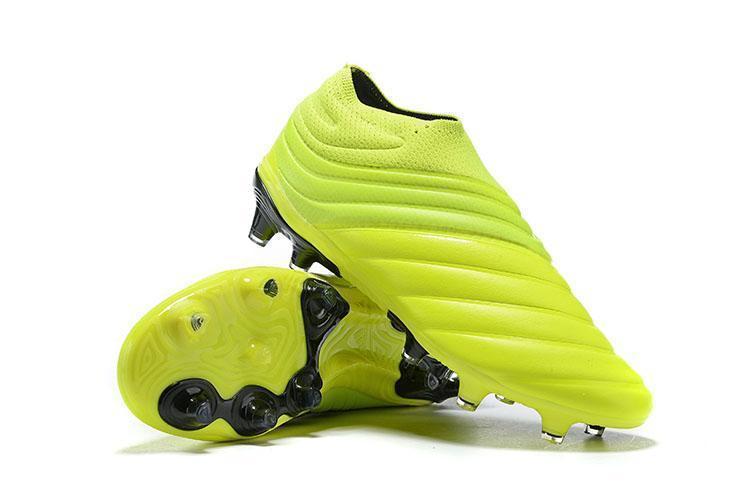 Adidas Copa 19+ FG Soccer Cleats Shoes Light Green Black