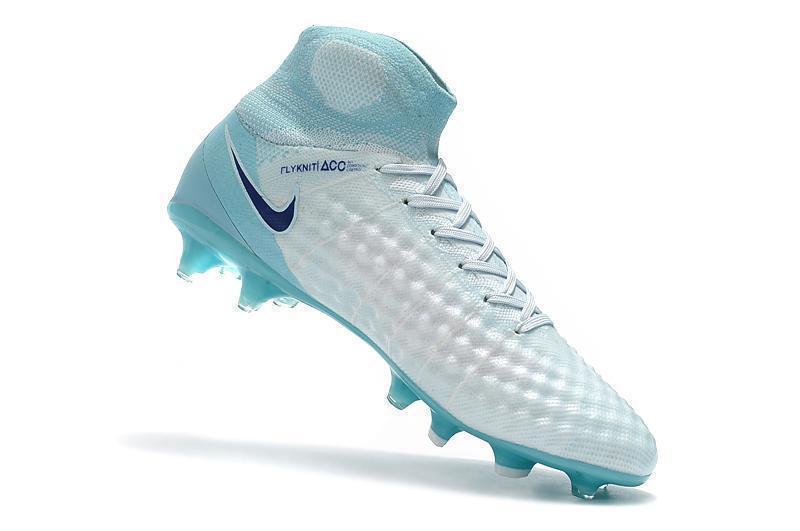 New Nike Magista Obra II Soccer Cleats Shoes White light blue dark blue