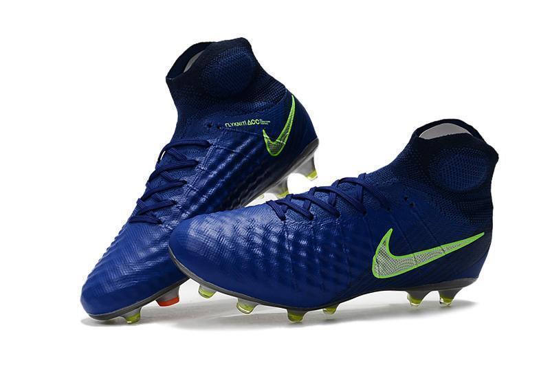 New Nike Magista Obra II FG Soccer Cleats Shoes Blue White