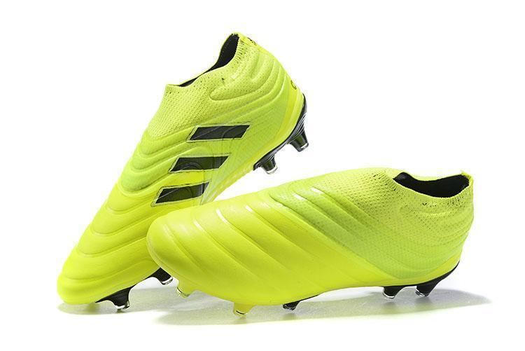 Adidas Copa 19+ FG Soccer Cleats Shoes Light Green Black