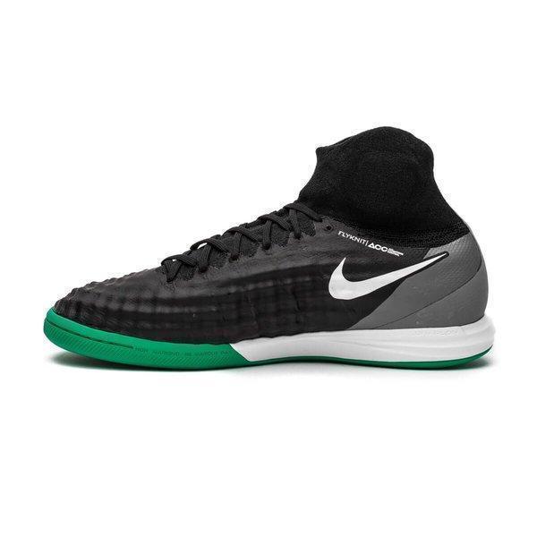 New Nike MagistaX Proximo II DF IC Soccer Cleats Shoes Black Green White Cool Grey