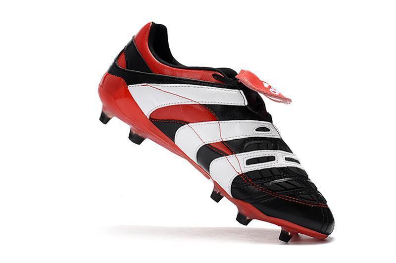 New Adidas Predator Accelerator FG Electricity Soccer Cleats Shoes Black Red White