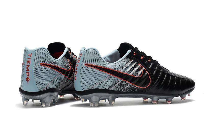 Nike Tiempo Legend VII FG Soccer Cleats Black Light Almory Blue