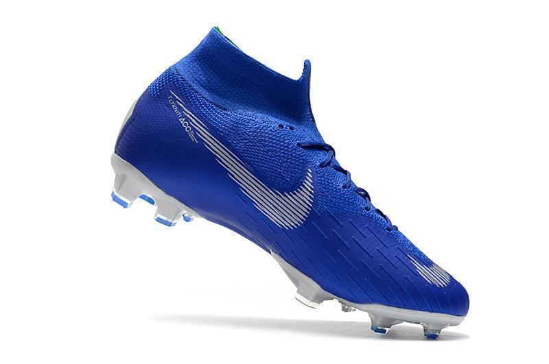 NIKE Mercurial Superfly VI 360 Elite FG Blue Silver