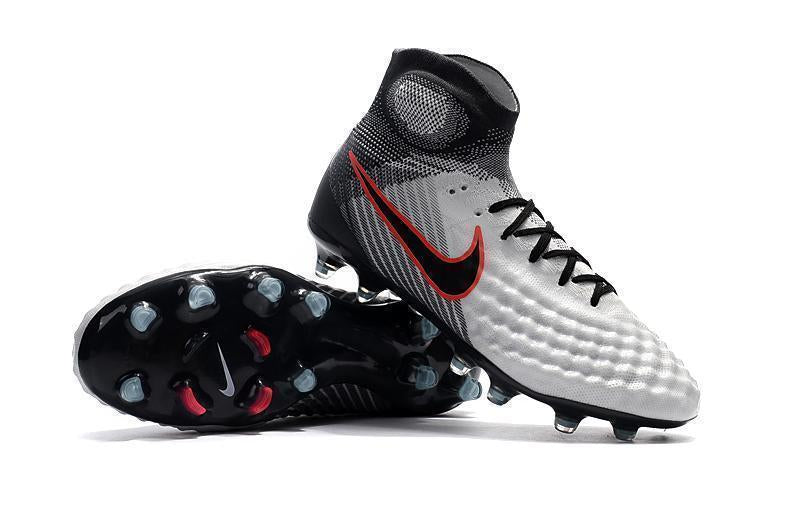 New Nike Magista obra II FG Soccer Cleats Shoes White Black Red