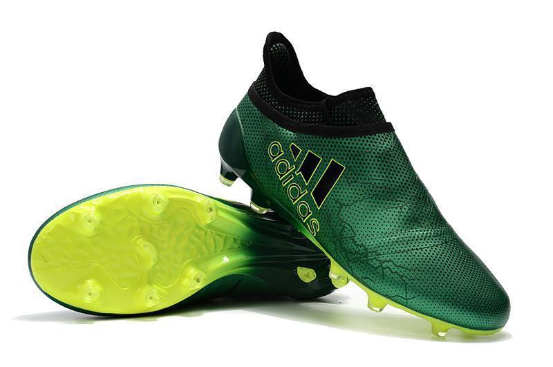 New Adidas X Series FG Thunderstorm Storm Soccer Cleats Shoes Green Yellow Black