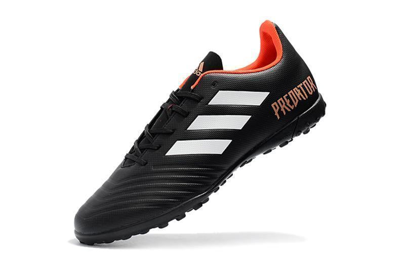 New Adidas Predator TF Soccer Cleats Shoes Black White Orange