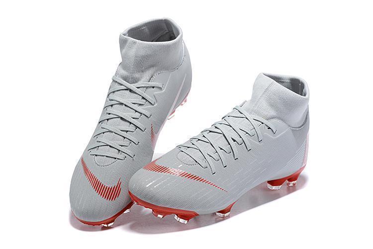 NIKE Mercurial Superfly VI 360 Elite FG Grey Red