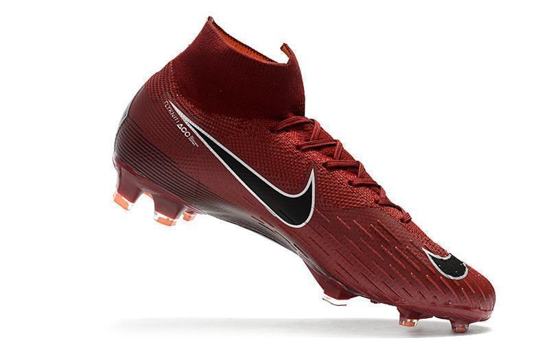 NIKE Mercurial Superfly VI 360 Elite Neymar FG Maroon High Cut