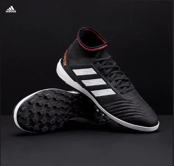 New Adidas Predator TF Primeknit MD Soccer Cleats Shoes Black White