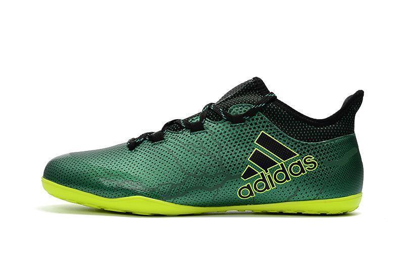 New Adidas X 17.1 TF Soccer Cleats Shoes Green Lime Black