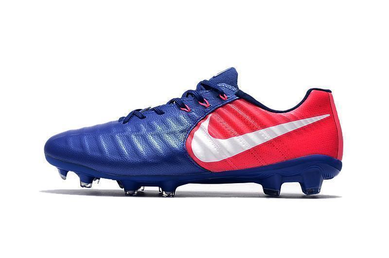 Nike Tiempo Legend VII FG Soccer Cleats Blue Pink White