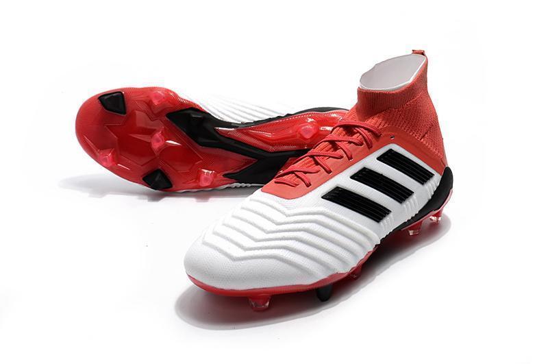 New Adidas Predator 19.1 FG Soccer Cleats Shoes Red White