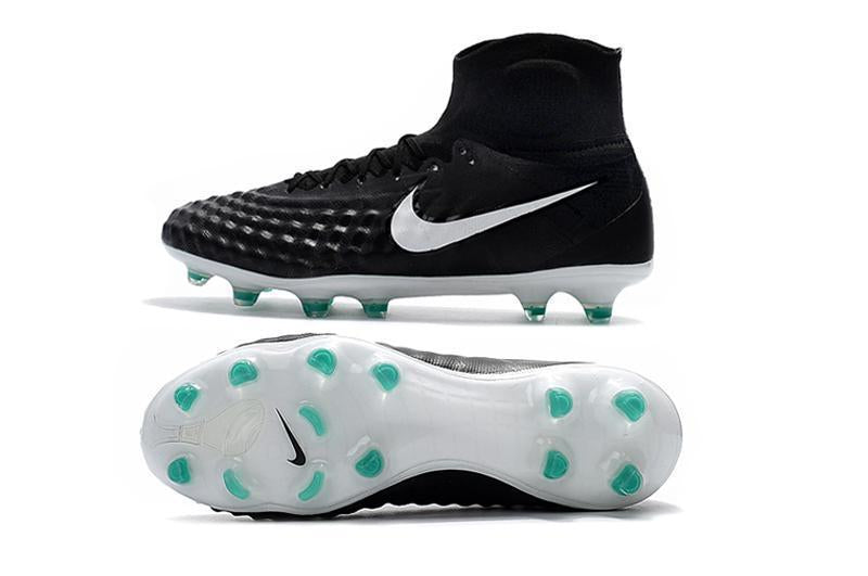 New Nike Magista obra II FG Soccer Cleats Shoes Black White