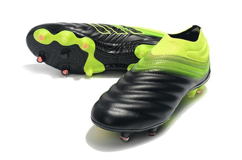 Adidas Copa 19+ FG Soccer Cleats Shoes Black Yellow Green