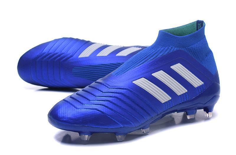 Adidas Predator 18+ FG Soccer Cleats Royal Blue White