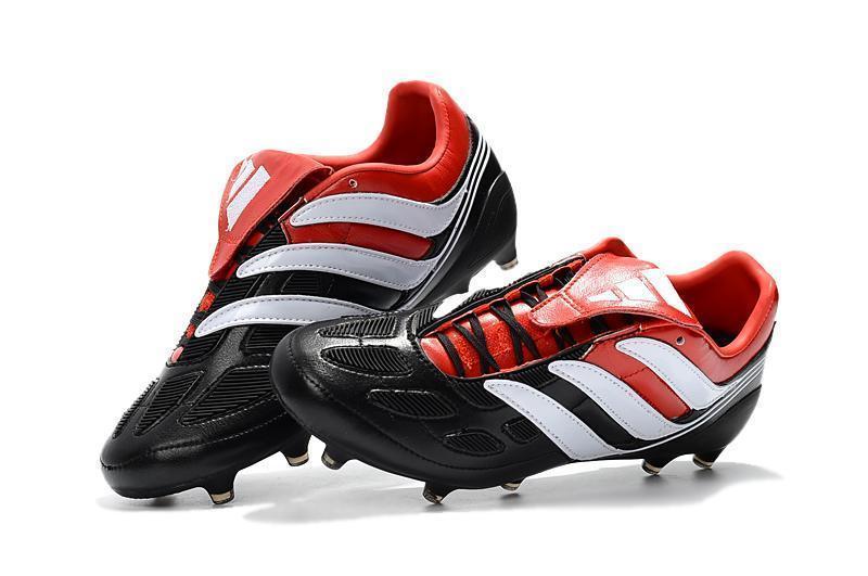 New Adidas Predator Accelerator FG Soccer Cleats Shoes Red Black White