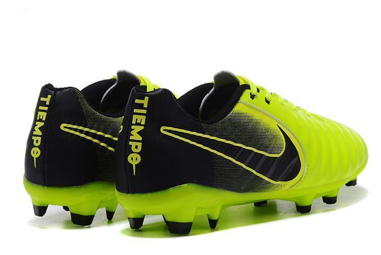 Nike Tiempo Legend VII FG Soccer Cleats Green Black