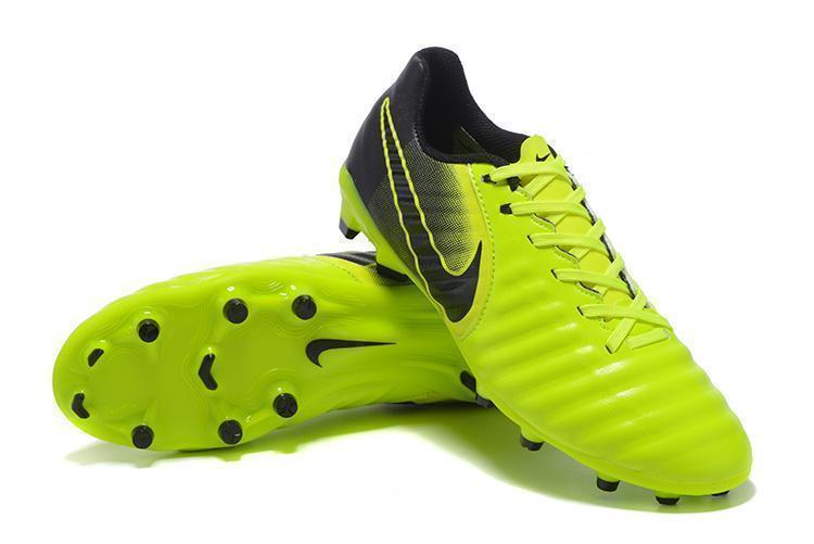 Nike Tiempo Legend VII FG Soccer Cleats Green Black