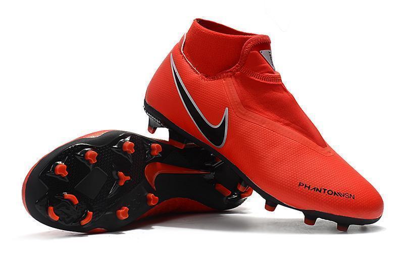 Nike Phantom Vision Elite DF FG Soccer Cleats Orange Black