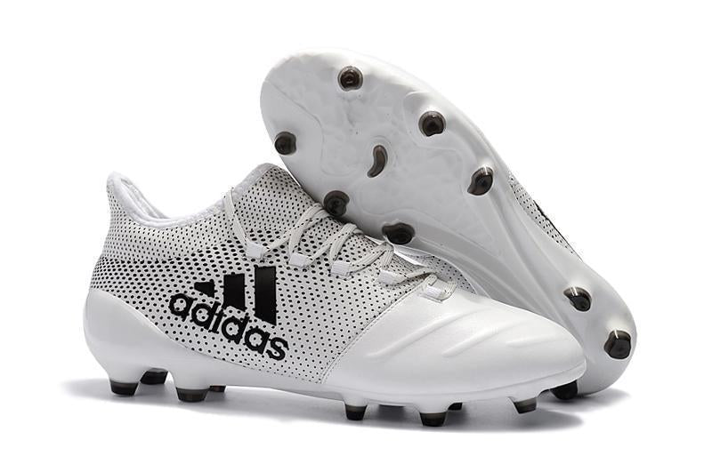 New Adidas X Series Leather FG Soccer Cleats Shoes White/Black