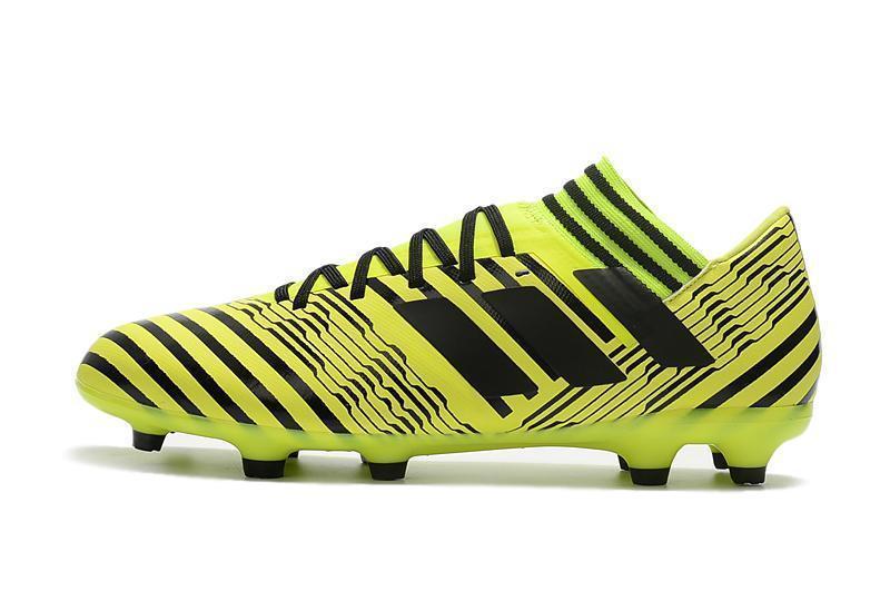 New Adidas Nemeziz Messi FG Soccer Cleats Shoes Yellow Black