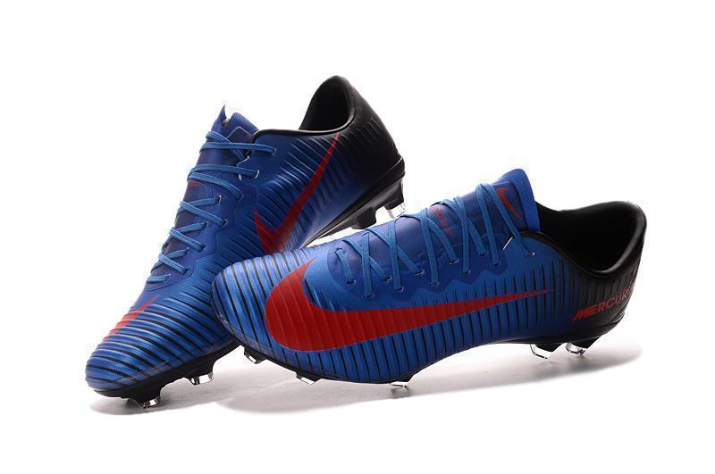 Nike Mercurial Vapor XI FG Soccer Cleats Blue Black Red