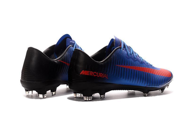 Nike Mercurial Vapor XI FG Soccer Cleats Blue Black Red