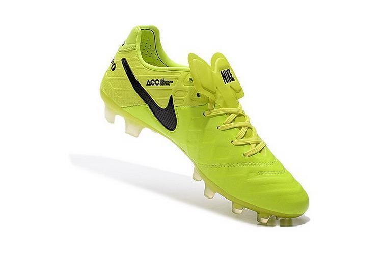 Nike Tiempo Legend VI FG Soccer Cleats Lemon Volt Black