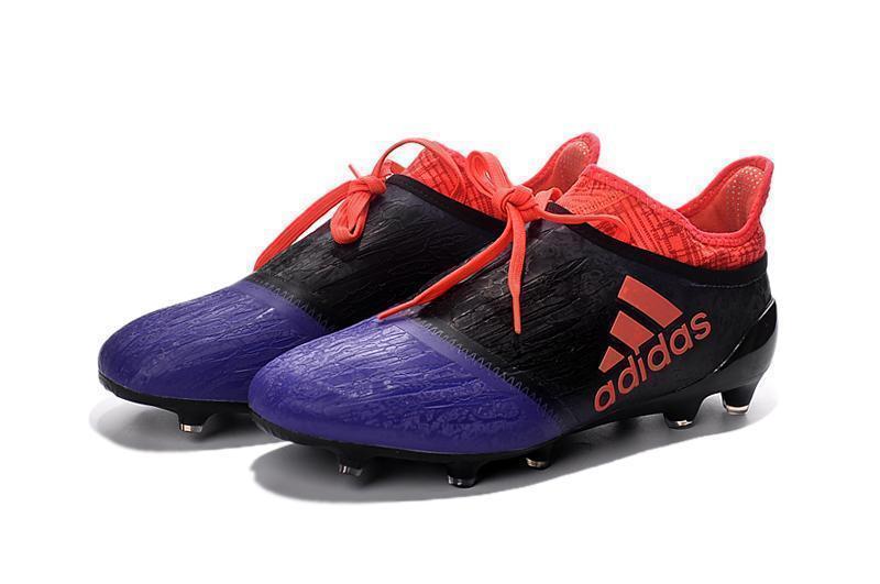 Adidas X 16+ Purechaos FG/AG Soccer Cleats Purple Black Solar Red