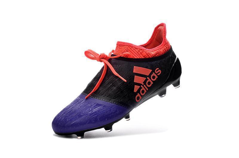 Adidas X 16+ Purechaos FG/AG Soccer Cleats Purple Black Solar Red