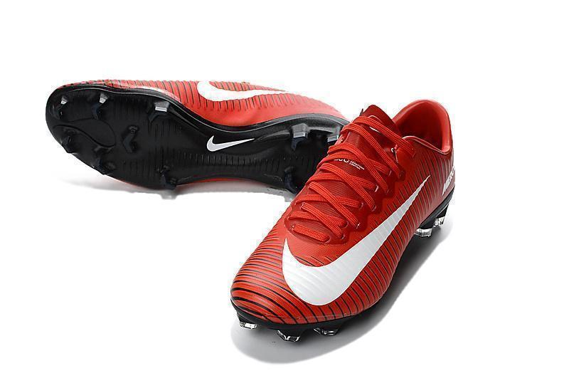 Nike Mercurial Vapor XI FG Soccer Cleats Red White Black