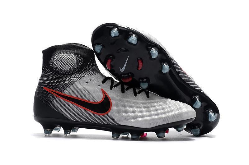 New Nike Magista obra II FG Soccer Cleats Shoes White Black Red