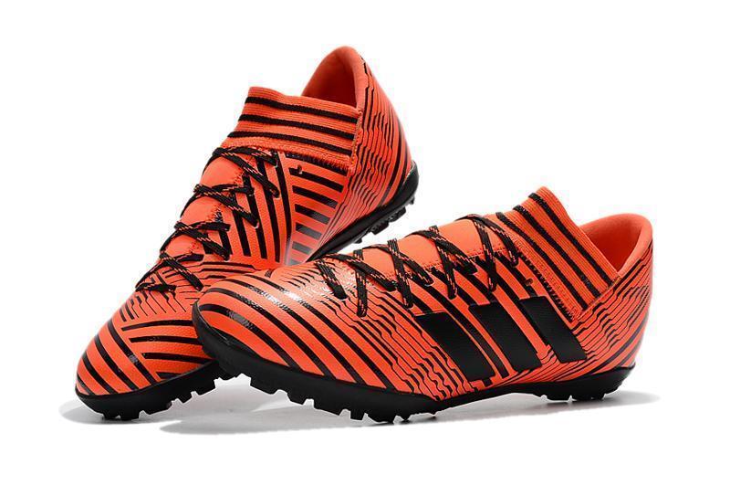 New Adidas Nemeziz Series TF Flame Soccer Cleats Shoes Orange Black