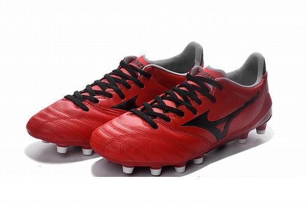 Mizuno Morelia Neo II FG Soccer Cleats Red Black