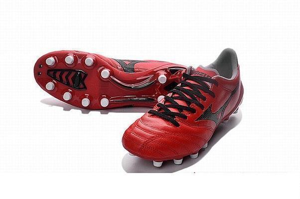 Mizuno Morelia Neo II FG Soccer Cleats Red Black