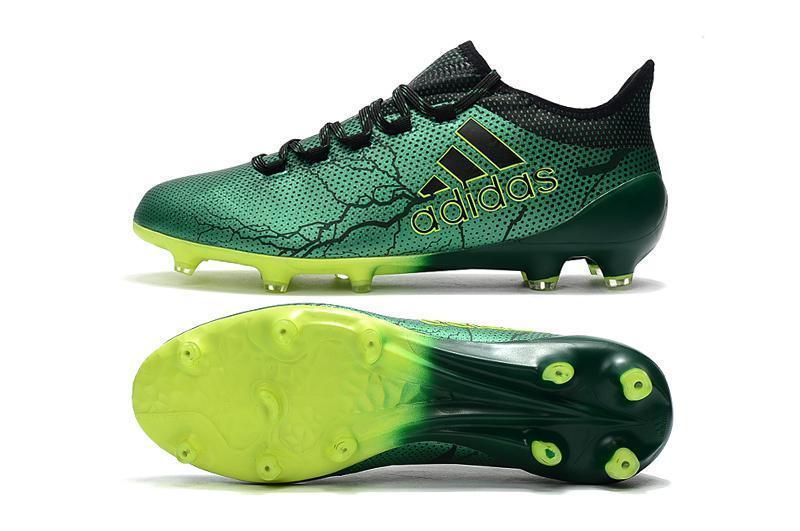 New Adidas X Thunderstorm Series FG Soccer Cleats Shoes Green Lemon