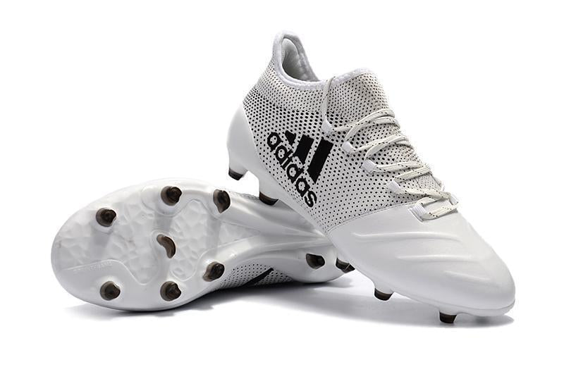 New Adidas X Series Leather FG Soccer Cleats Shoes White/Black