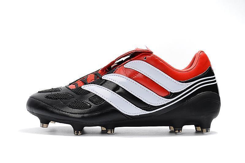 New Adidas Predator Accelerator FG Soccer Cleats Shoes Red Black White