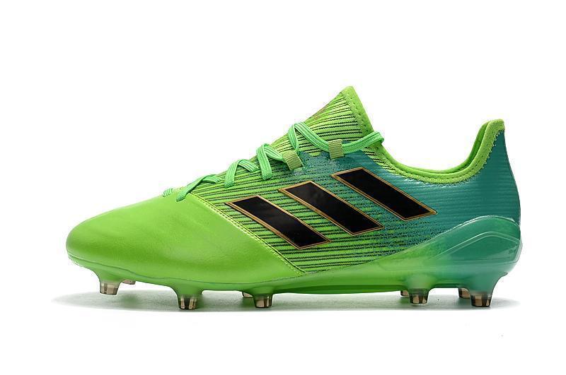 Adidas ACE Series FG Soccer Cleats Shoes Green Blue Black