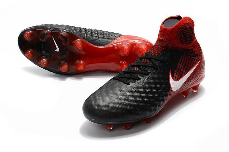 New Nike Magista Obra II Soccer Cleats Shoes Black Red White