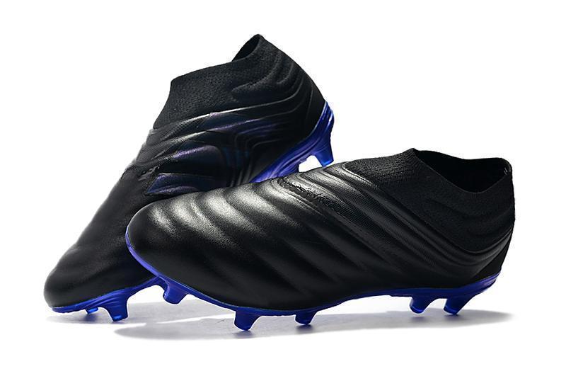 Adidas Copa 19+ FG Soccer Cleats Shoes Black Blue