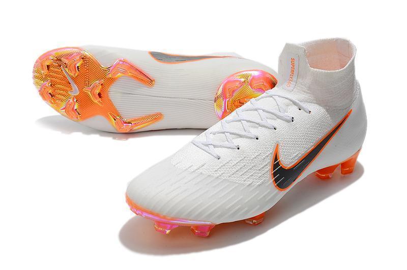 NIKE Mercurial Superfly VI 360 Elite FG White Orange