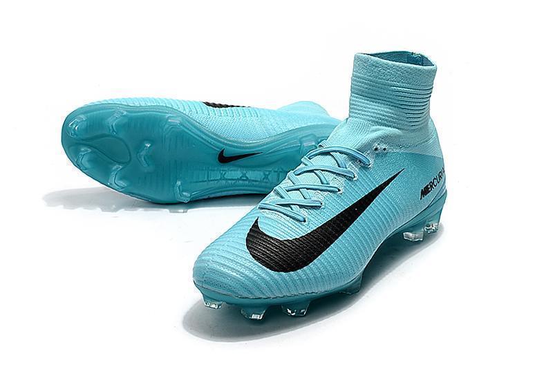 Nike Mercurial Superfly V FG Soccer Cleats Moon Blue Black