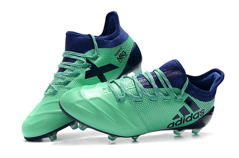 New Adidas X Series Life Color Matching FG Soccer Cleats Shoes Green Blue