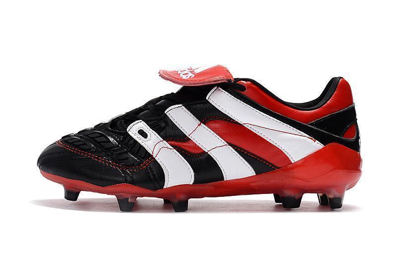 New Adidas Predator Accelerator FG Electricity Soccer Cleats Shoes Black Red White